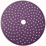 Purple ceramic velcro disc