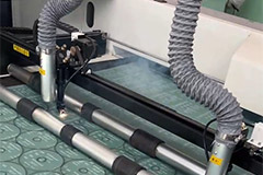 Fiber disc machine